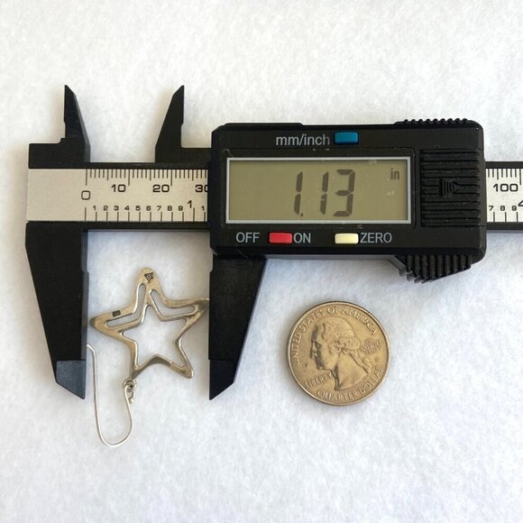 Silpada Sterling Silver 925 Wish Upon A Star Celestial Cutout Dangle Earrings - Picture 14 of 16